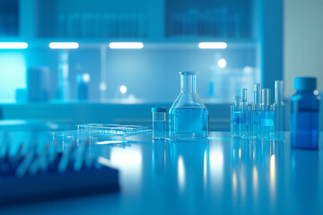 Laboratory Medical Concept Background