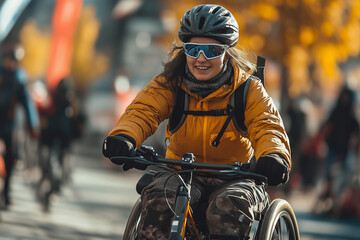 Competitive spirit shines brightly at adaptive sports cycling event