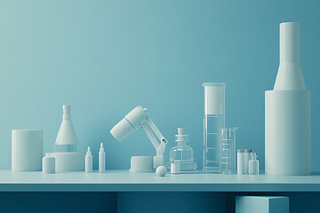 Laboratory Medical Concept Background