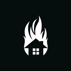 house in fire