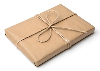 cardboard box isolated on white