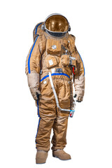 Working spacesuit against white isolated background closeup © Sved Oliver