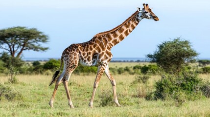 Obraz premium Giraffe in African Savanna