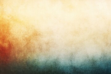 Fototapeta premium Captivating blend of colors creating an abstract landscape at twilight filled with warmth and tranquility. Generative AI