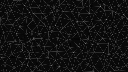 Triangular Tech Background - Black