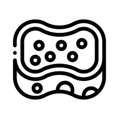 sponge line icon