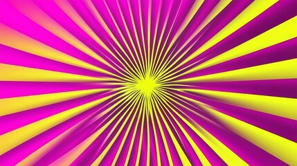 Obraz premium Abstract Purple Yellow Sunburst Rays Background