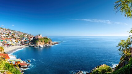 Coastal Town Panorama