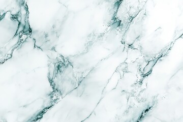 Elegant white and green marbled texture depicting a sense of calm and sophistication perfect for interior design inspiration. Generative AI