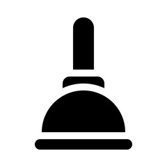 plunger glyph icon