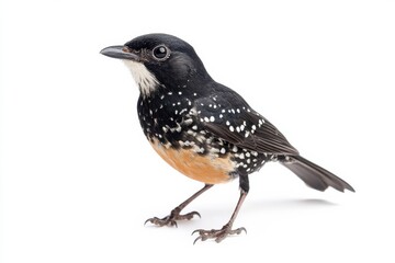 Obraz premium Speckled bird with vibrant colors