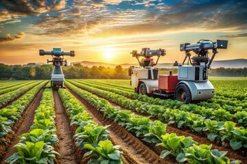 Autonomous Robot Farmers Harvesting Crops: Precision Agriculture in Action
