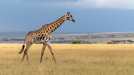 Fototapeta premium Giraffe in African Savanna