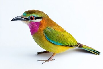 Obraz premium Vibrant Rainbow-colored Bird