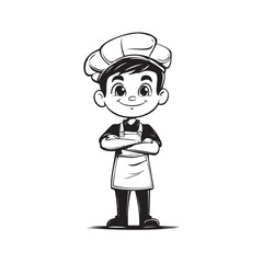 chef smiling mascot