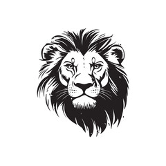 Fototapeta premium lion head vector