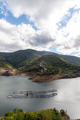 Fish Farm and Reservoir in Ordu, Turkey