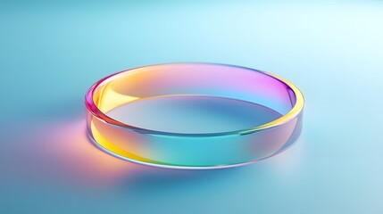 Colorful Isometric Circle Design on Smooth Surface