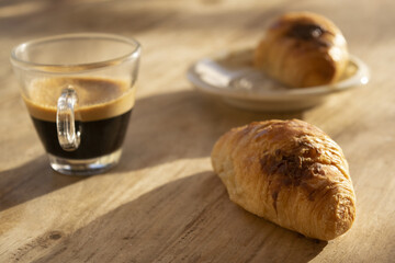 espresso and cream croissants