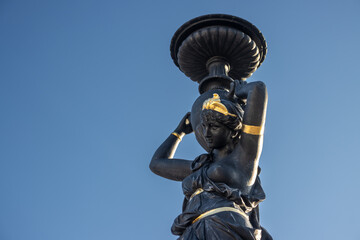 Fountain from 19.century in Mohelnice, Czech republic