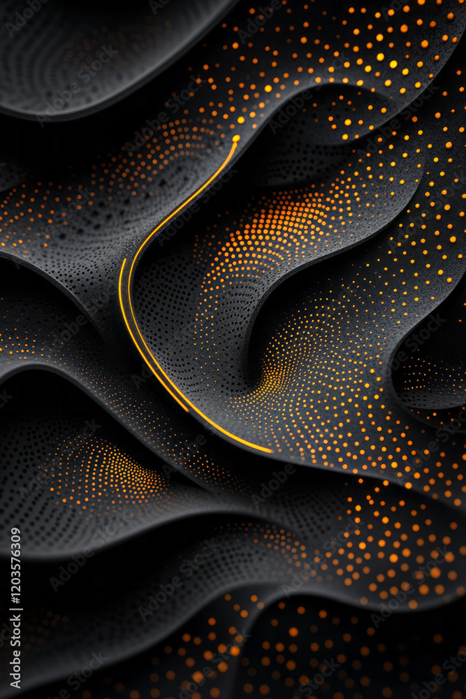 Poster a creative visualization of number theory, featuring prime numbers arranged in visually appealing pa
