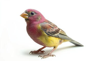 Vibrant Pink and Yellow Bird