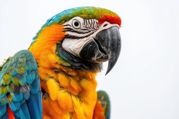 Fototapeta premium Vibrant Blue-and-gold Macaw Portrait