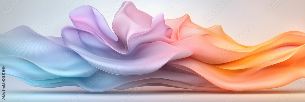 Poster An abstract depiction of thermodynamics, using flowing colors and dynamic shapes to represent heat transfer and energy flow,