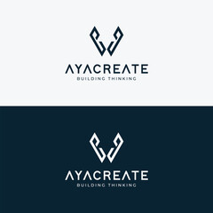 Real Estate Building Construction logo with the initial letter