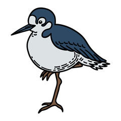 bird hand drawing illustration for logo mascot icon template design etc