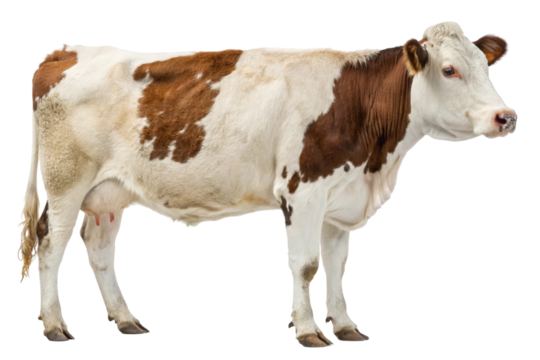 cow isolated on transparent background
