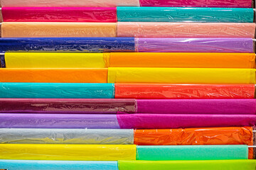 multicolored textured paper for crafts and drawing