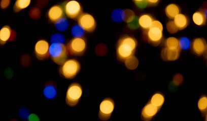 color bokhe lights background.eautiful blurred light bokhe for background material.