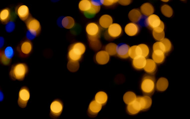 color bokhe lights background.eautiful blurred light bokhe for background material.