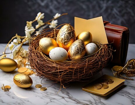 Osternest voller Goldm&uuml;nzen &ndash; Kreative Osterkampagne f&uuml;r die Finanzbranche