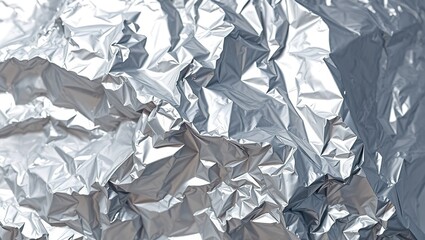 Silver Foil Texture Abstract Background Shiny Metallic Wrinkled Surface Design art grey cool light  
