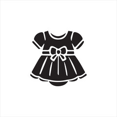 vector illustration of a dress