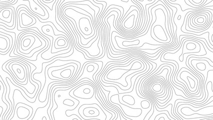 Fototapeta premium Vector tree rings seamless background, subtle pattern. topographic map background concept.
