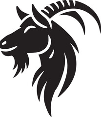 Fototapeta premium goat head tattoo