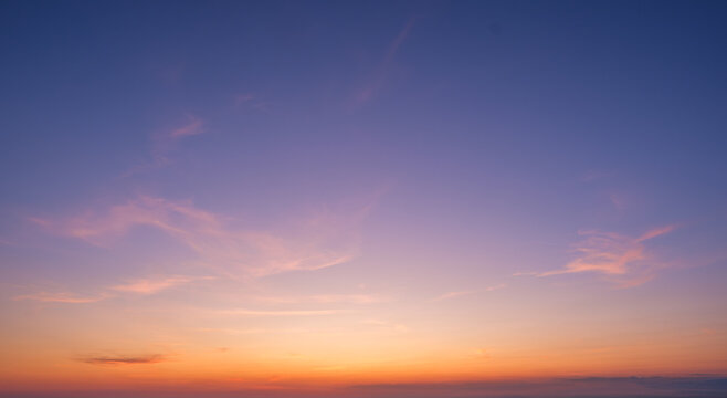 Beautiful dramatic scenic after sunset sky background after sunset