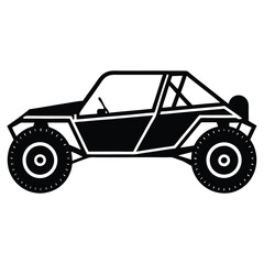 Custom Dune Buggy Vector Illustration  for Extreme Off-Road Adventures