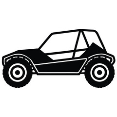 Custom Dune Buggy Vector Illustration  for Extreme Off-Road Adventures