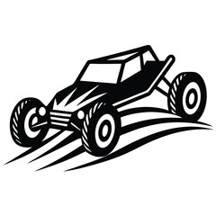 Obraz premium Custom Dune Buggy Vector Illustration for Extreme Off-Road Adventures