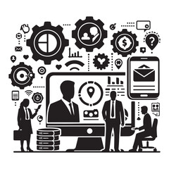 School locker vector icon logo white background