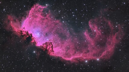 A vibrant and colorful depiction of a celestial nebula