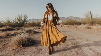 Active african-american female jogging and enjoying a run on the scenic seashore