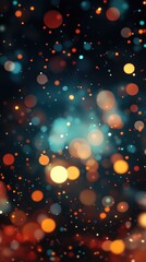 Colorful bokeh lights background. Blurred circle shapes. Multicolored blurry lights bokeh defocused abstract background for Christmas new year and celebration events, Abstract.