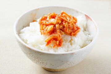 キムチとご飯