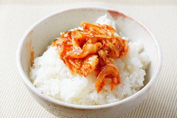キムチとご飯