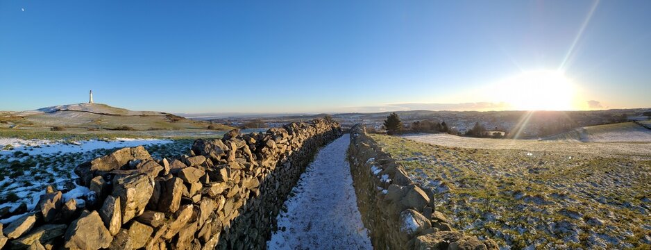 Winter Path to Hoad Monument, Ulverston